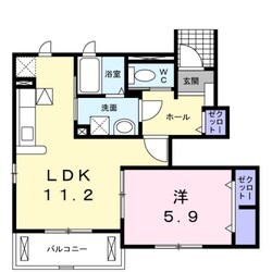 カーサ クレアーレの物件間取画像